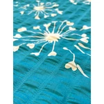 pitypang virágos türkiz öko krepp