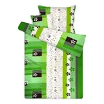 Csíkos-virágos zöld