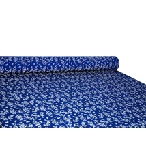Csilla 100% pamut 270g/m2 150 cm kisvirágos kék