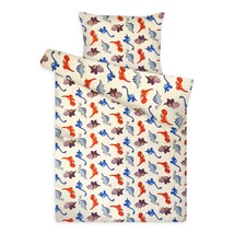 Gyerek ágynemű huzat garnitúra pc 1120 cream dinó