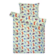 Gyerek ágynemű huzat garnitúra pc 1120 green dinó