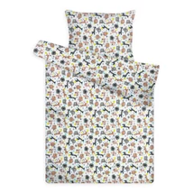 gyerek pamut ágynemű déli állatok