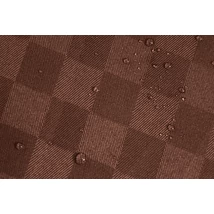 Polly asztalnemű alapanyag 150 cm kockás barna