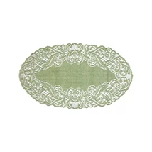 Asztalterítő jacquard csipke ovál 27x50 cm