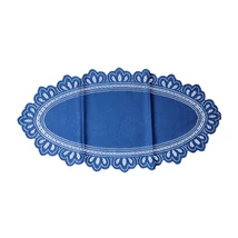 Asztalterítő jacquard csipke ovál 30x60 cm