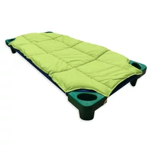 Steppelt óvodai töltött lepedő uni green