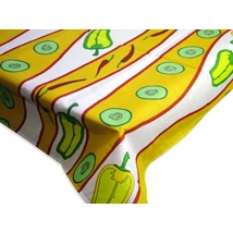 Asztalterítő nyomott mintával 140x180 cm paprikás