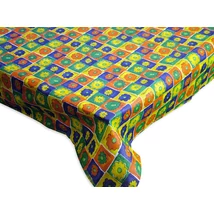 Asztalterítő nyomott mintával 140x140 cm virágos