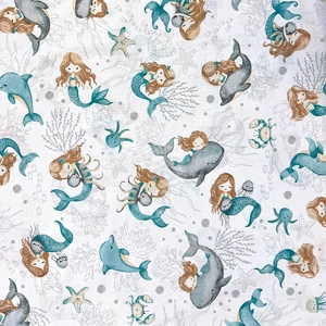 303 Sellőlány bálnával és delfinnel