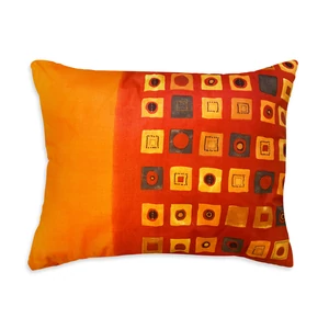 Flóra narancs kiskockás