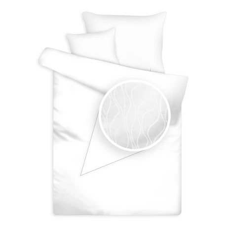 Hullámos damaszt ágynemű huzatok