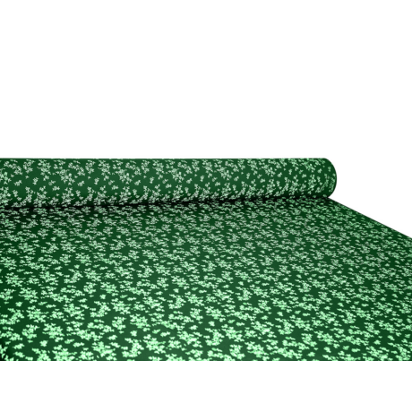 Csilla 100% pamut 270g/m2 150 cm kisvirágos zöld