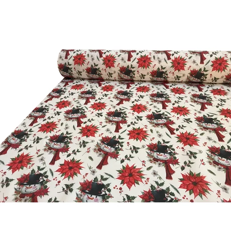 Karácsonyi méteráru 140 cm hóember