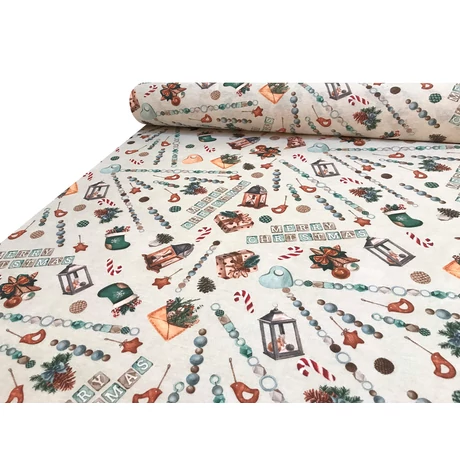 Karácsonyi méteráru 140 cm lámpás