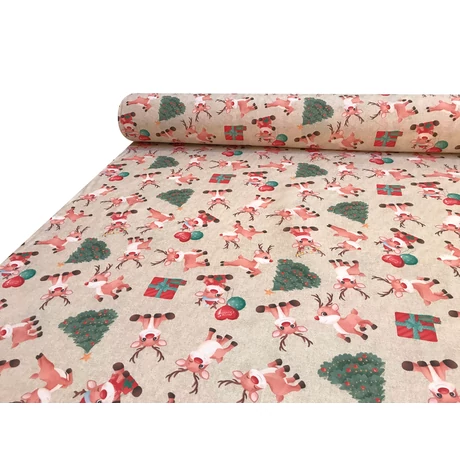 Karácsonyi méteráru 140 cm Rudolph
