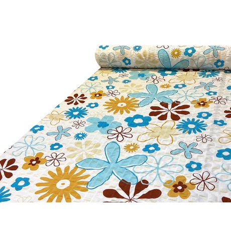 Öko krepp 145 cm pitypangos 1157 kék