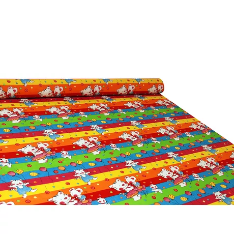 Nyomott mintás pamut-poliészter méteráru - 9081 red Nyomott mintás pamut-poliészter méteráru - 9081 red