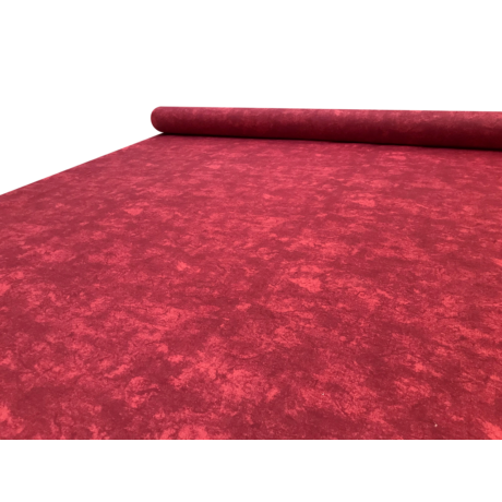 Nyomott mintás pamut-poliészter méteráru - 467 red márvány