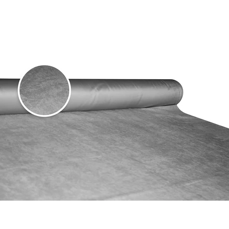 Szarvasbőr (velúr) hatású méteráru - ezüst