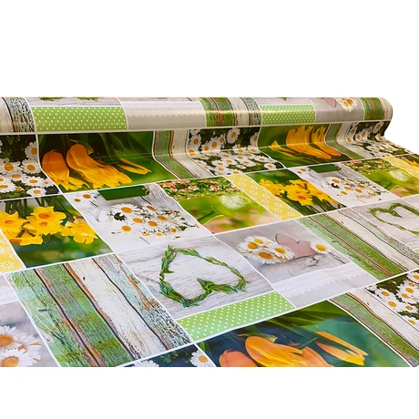 Viaszos vászon Firenze nárcisz 6004