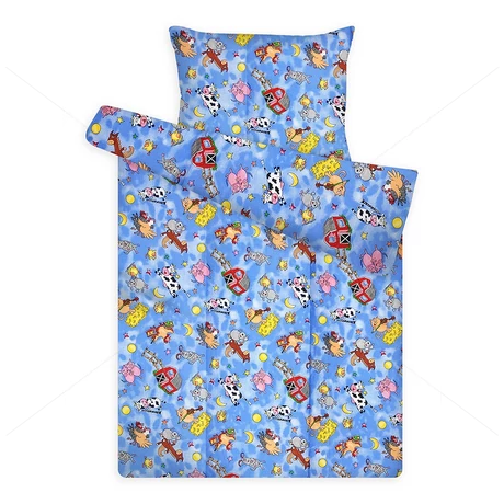 Gyerek ágynemű huzat garnitúra pc 880 blue farmos