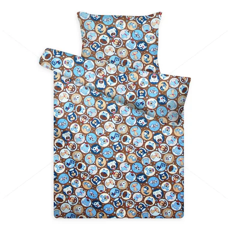 Gyerek ágynemű huzat garnitúra pc 1080 barna