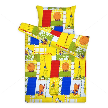 gyerek krepp ágynemű huzat 383 zsiráfos