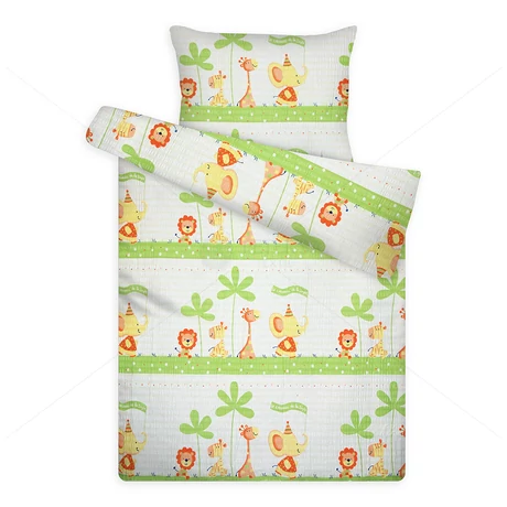 gyerek krepp ágynemű huzat 970 oroszlános