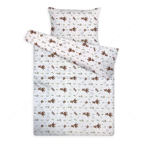 gyerek pamut ágynemű szarvas szitakötővel