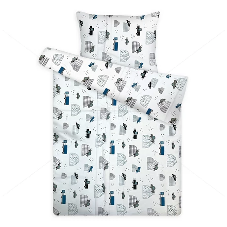 gyerek pamut ágynemű autók hegyeken