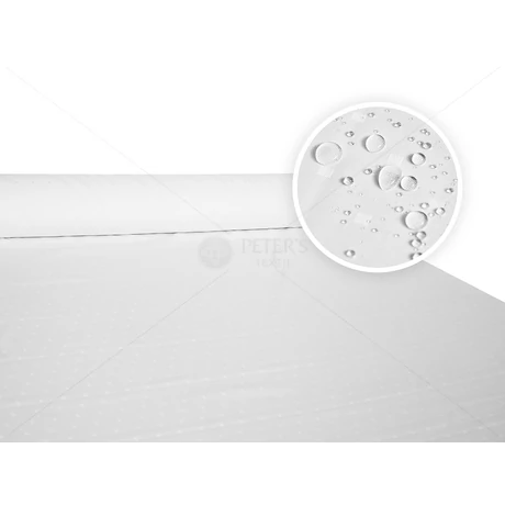 Mikroszálas szennyeleresztő damaszt PÖTYI fehér 160 cm