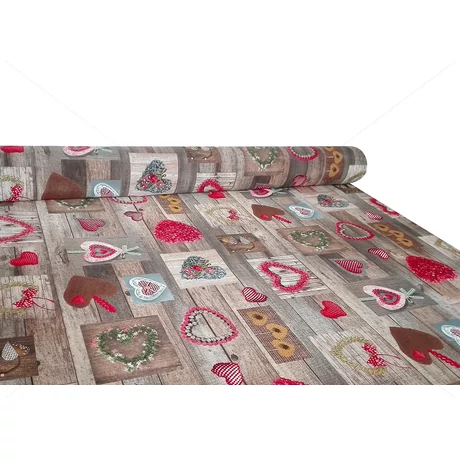Karácsonyi méteráru 140 cm vintage