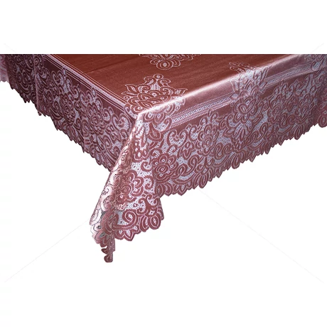 Asztalterítő jacquard csipke ovál 140x180 cm