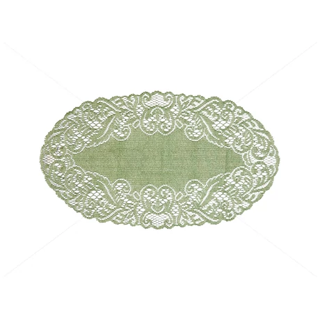 Asztalterítő jacquard csipke ovál 27x50 cm