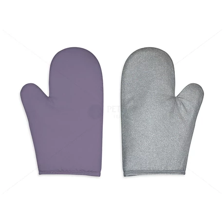 Konyhai fogókesztyű aluvásznas jobbkezes AL74 sötét lila