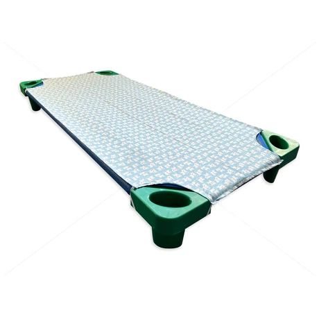 Lepedő óvodai fektetőre cicás kék