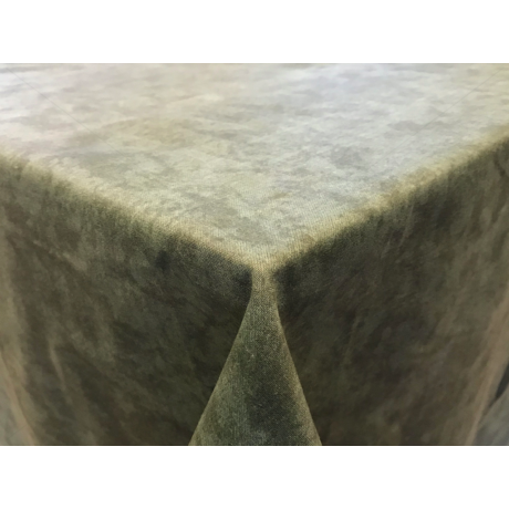 Asztalterítő nyomott mintával 140x140 cm zöld márványos