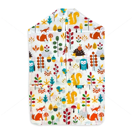 Óvodai vállfás ruhazsák 1163 yellow