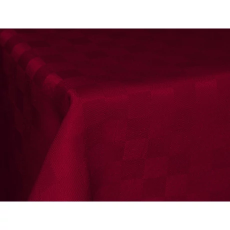 Polly asztalterítő kockás bordó 100x140cm