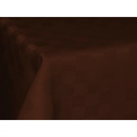 Polly asztalterítő kockás csoki 140x220cm