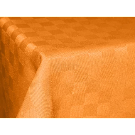 Polly asztalterítő kockás narancs 140x180cm