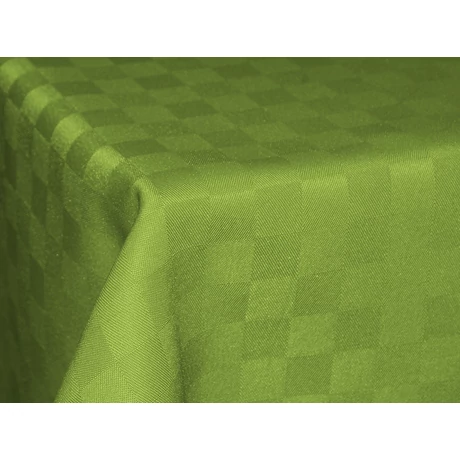 Polly asztalterítő kockás kivi 140x140cm