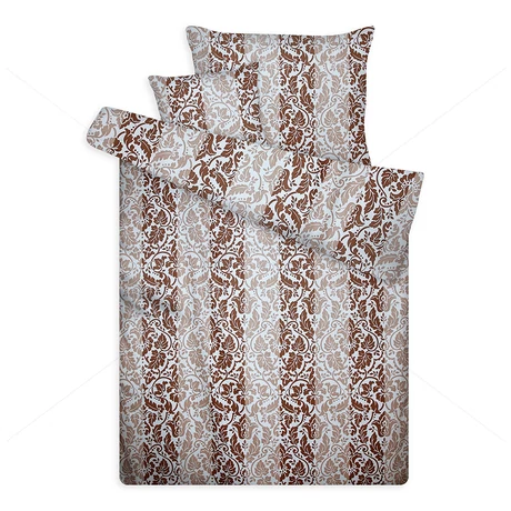 PRÉMIUM pamut-szatén ágyneműhuzat 3 részes 1097brown