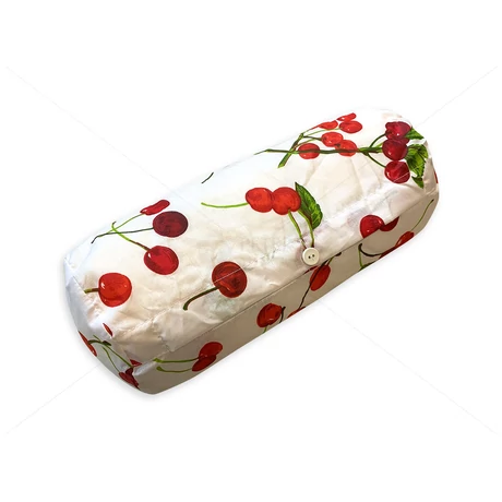 Hengerpárna huzat cseresznyés